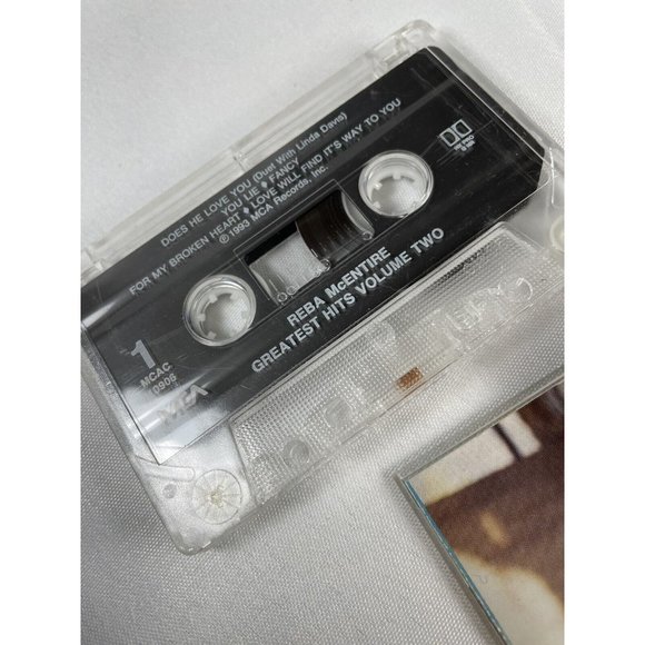 Reba McEntire Greatest Hits Volume Two Music Cassette TESTED & WORKS MCA - Picture 5 of 8